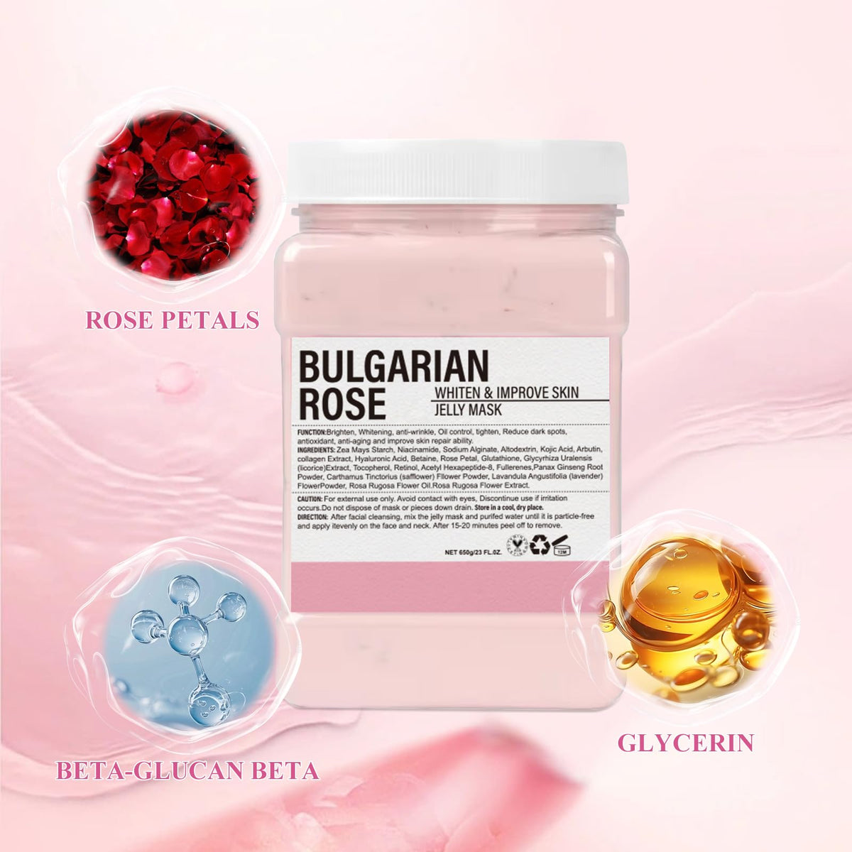 pakmee jelly mask powder is easy to remove with a rinse.