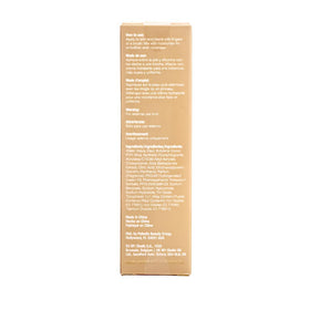 Palladio Body Shimmer brush application shows smooth, even glow.