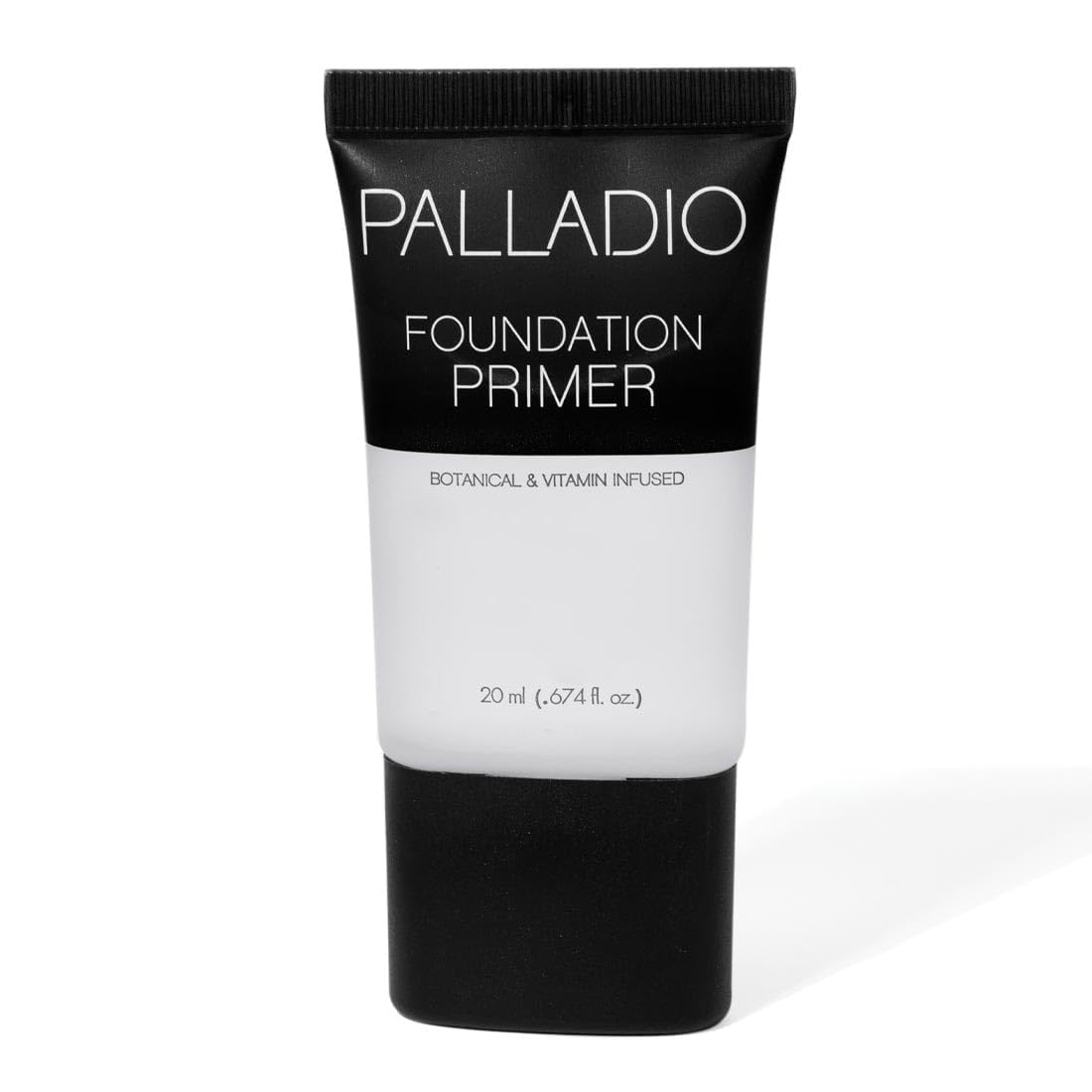 Palladio Primer smooths pores and fine lines for a refined base.