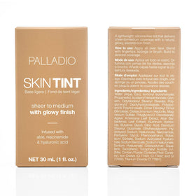 Palladio Skin Tint adds a natural glow to bare skin
