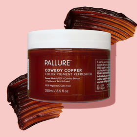 Pallure after use shine on color treated hair