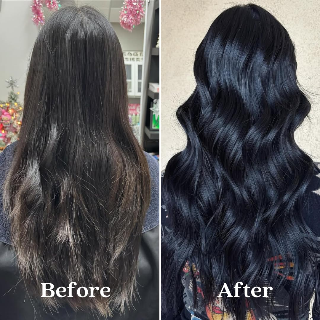 Pallure Color Pigment Refresher Mask after use delivers glossy, soft hair.