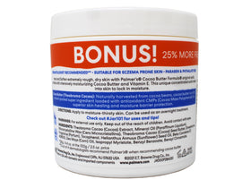 Palmers Cocoa Butter cream on skin; immediate moisturization and softness