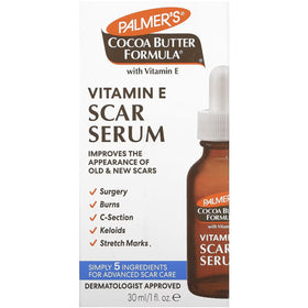 Palmer's Cocoa Butter Scar Serum bottle for daily scar appearance support
