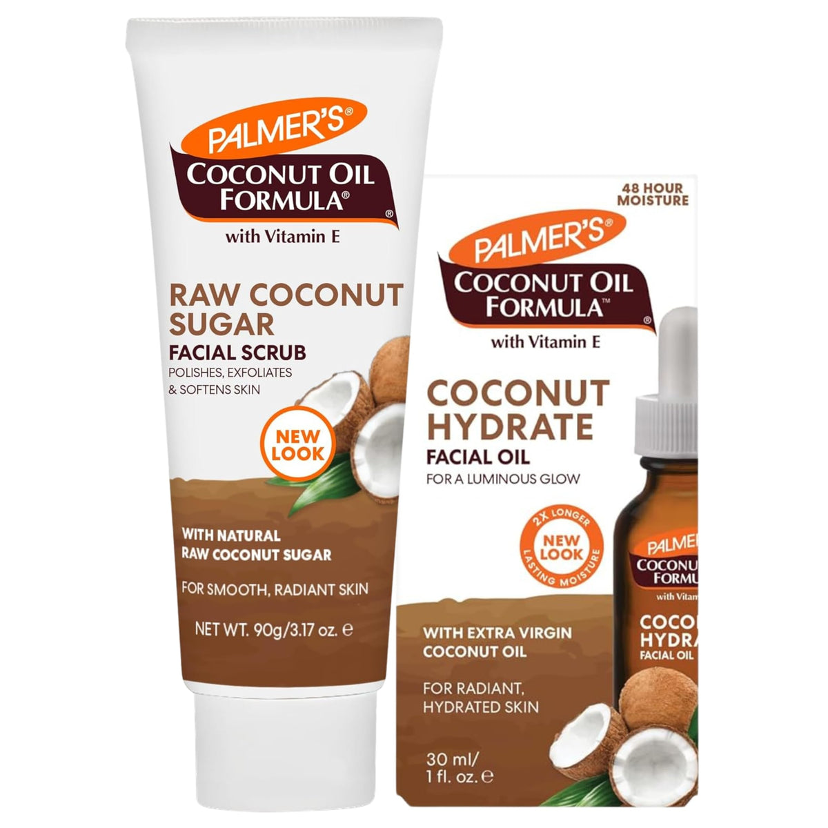 Palmer's Coconut Oil Face Care Bundle oil bottle close-up for hydration.