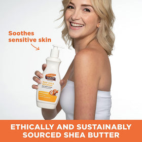 Palmer's Shea Formula Raw Shea Body Lotion US-origin label highlights domestic manufacturing