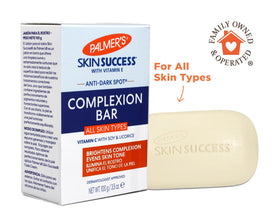 Daily-use image featuring Vitamin C and E ingredients for potential brightening support.