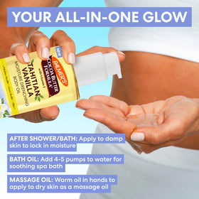 Palmer's Vanilla Body Cream texture smooths dry patches for silky skin