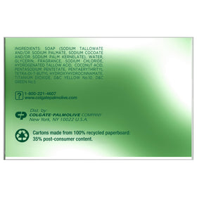 Palmolive mild formula bar soap suitable for daily use.