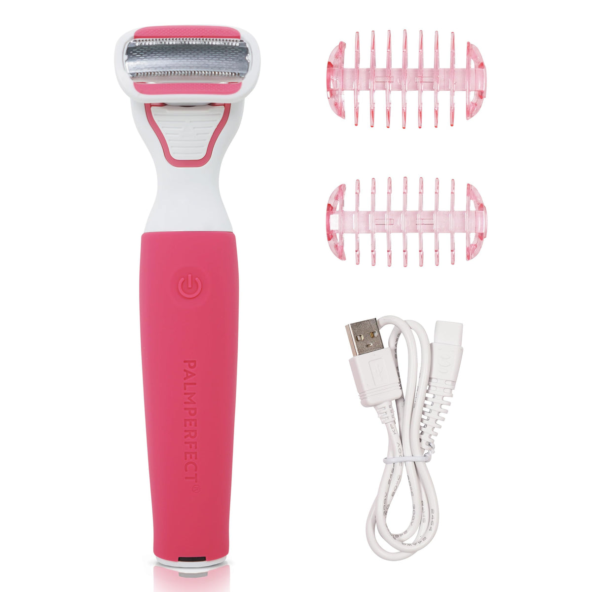 PalmPerfect Clio Trimmer bikini trim with curved blades for precise shaping.