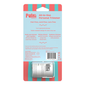 PalmPerfect Rotary Trimmer head targets fine facial hairs for silky-smooth skin.
