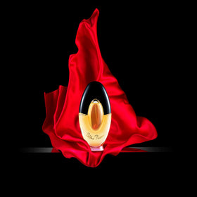 Close-up of Paloma Picasso EDT bottle highlighting elegant design.