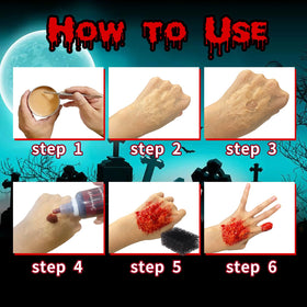 Paminify scar wax for contouring lifelike injuries