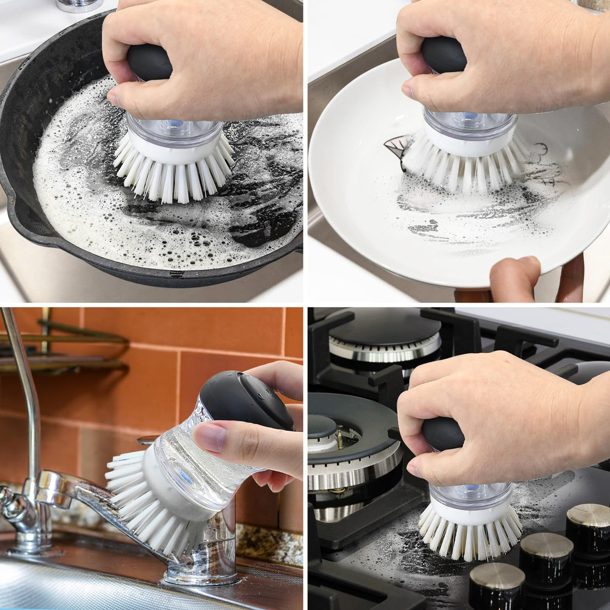Versatile Pamrack refill works on glass, plastic, stainless steel, and non-stick surfaces.