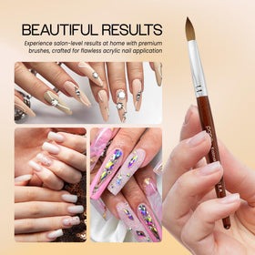 PANA Pure Kolinsky brush length guide showing seven inches for control.