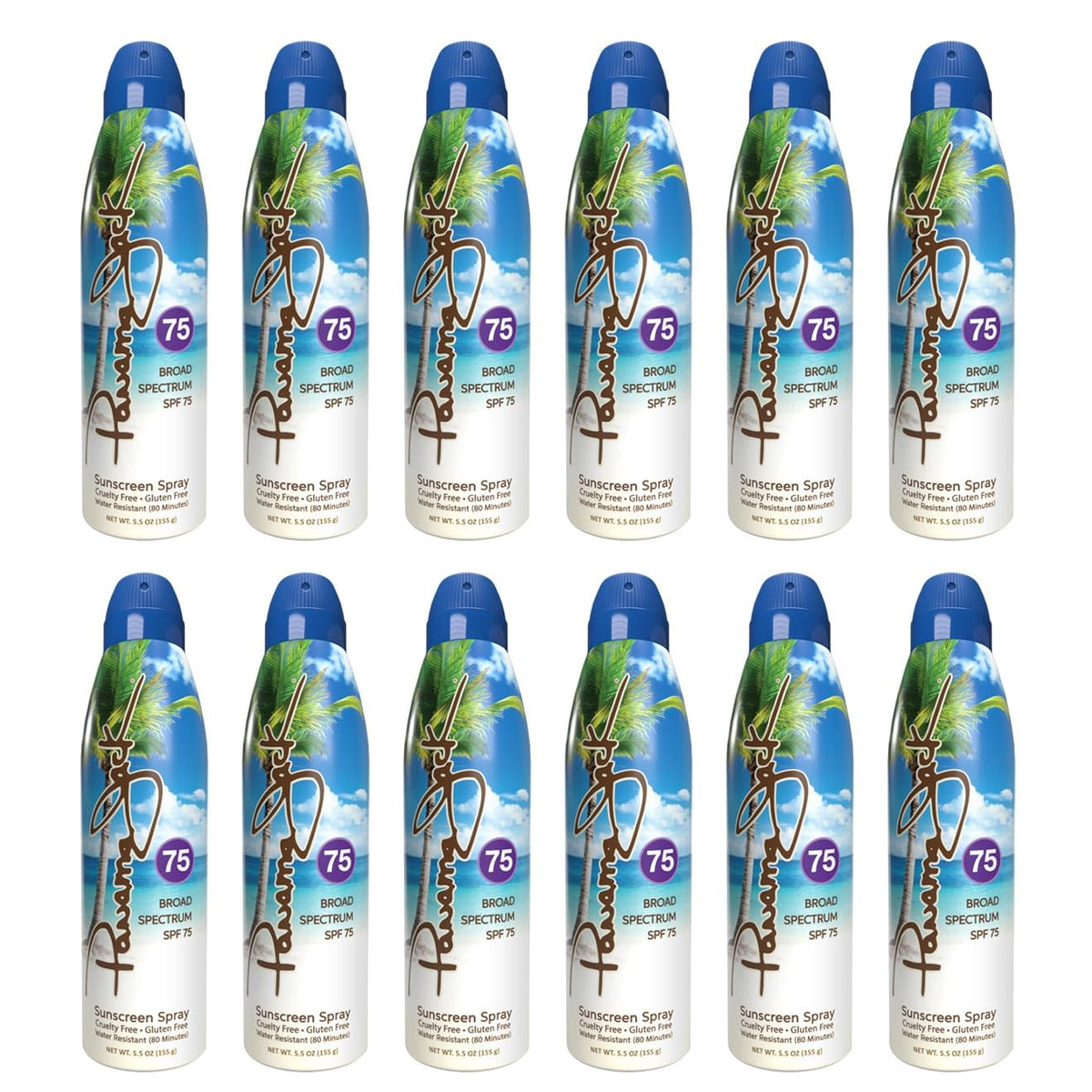 Panama Jack 155 g bottle supports easy re-application throughout the day.