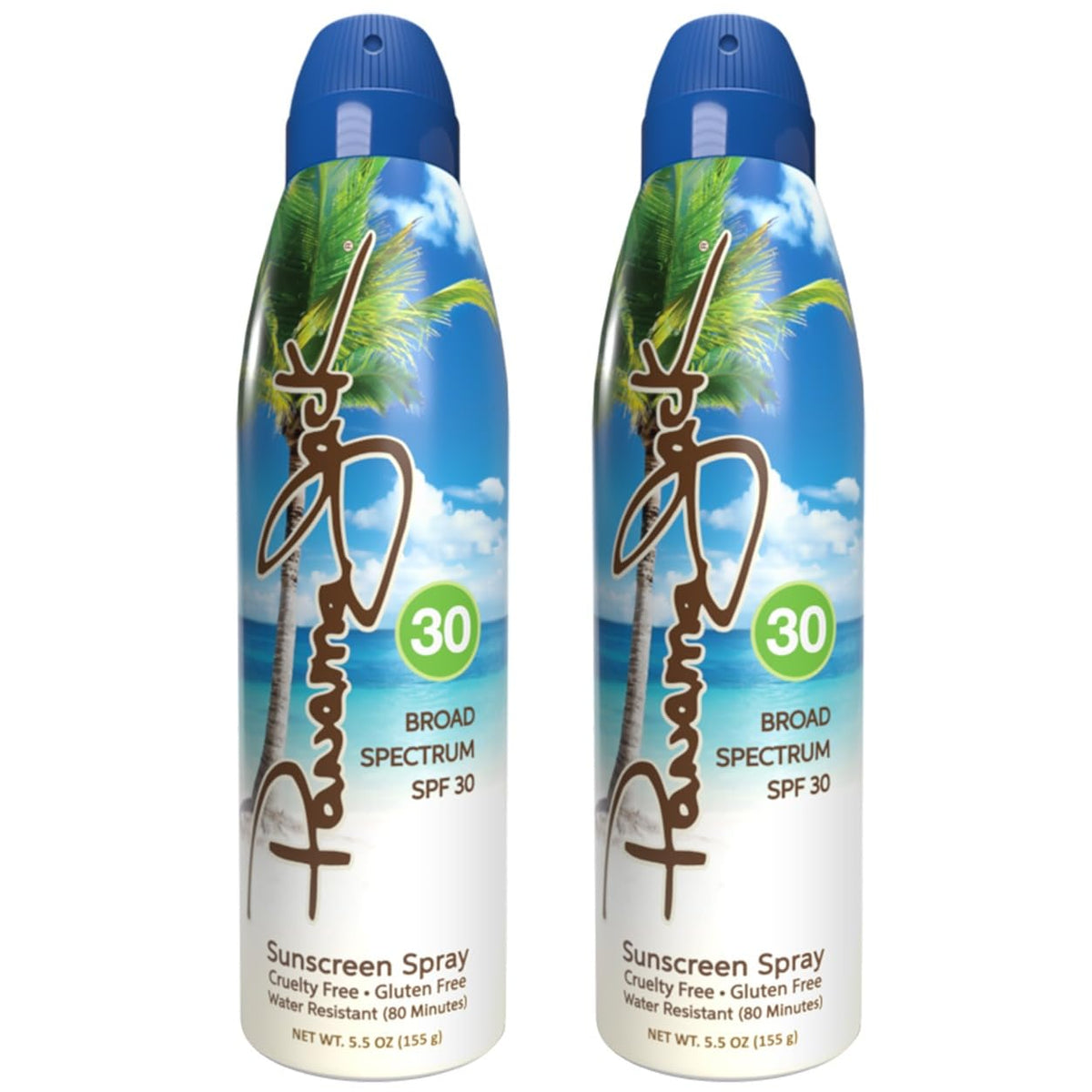 Panama Jack continuous spray bottle ready for easy, even coverage