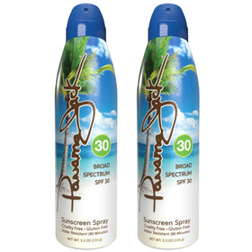 Panama Jack continuous spray bottle ready for easy, even coverage