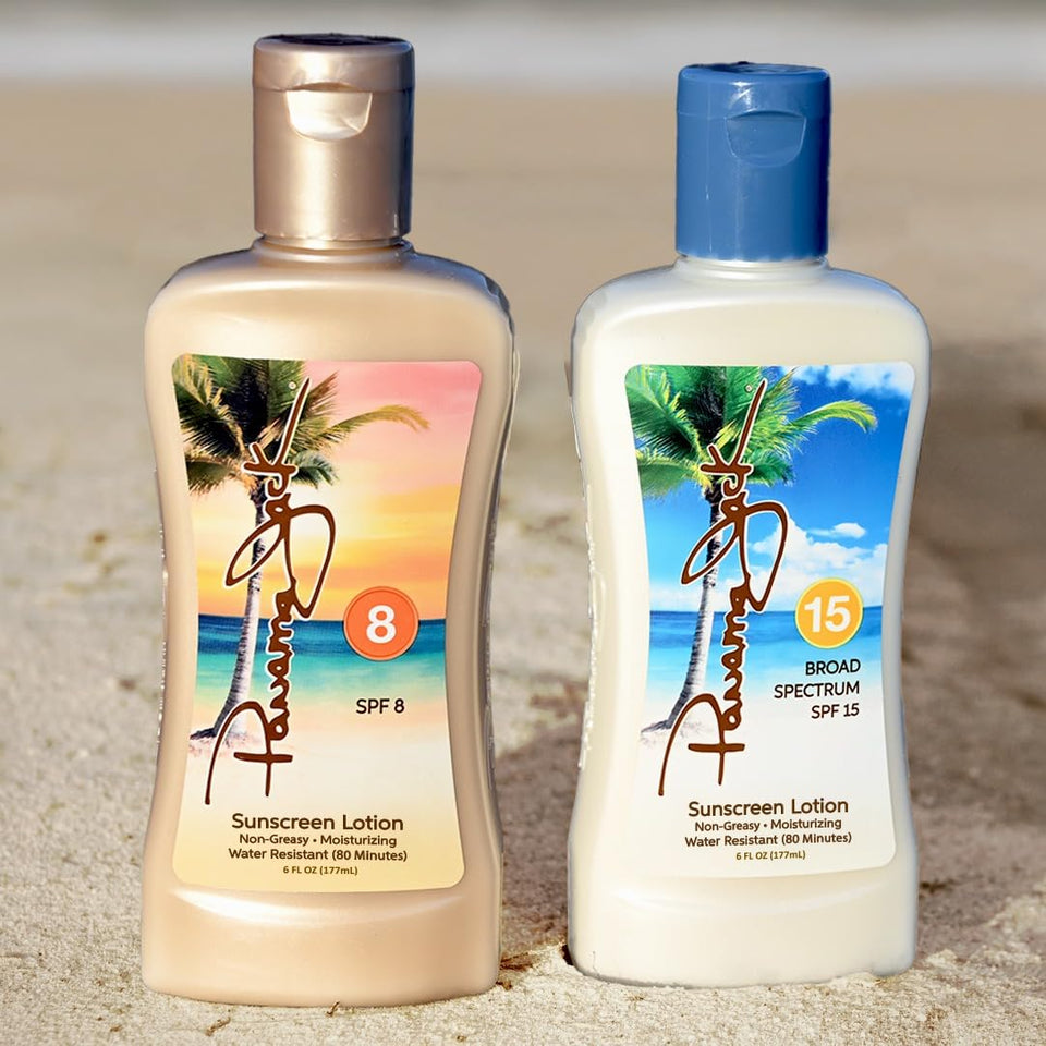 Panama Jack Golden Hour Duo pack shown for travel sun care and day-to-night protection