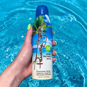 Panama Jack formula free from PABA gluten and parabens
