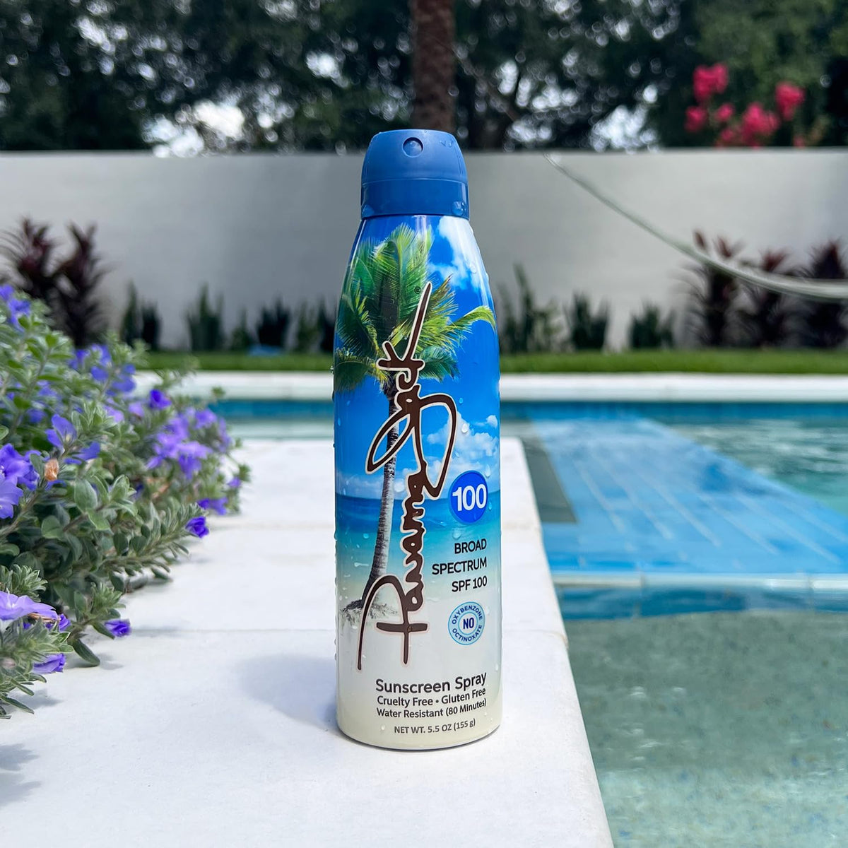 Panama Jack sunscreen bottle with twist-cap for mess-free reapplication