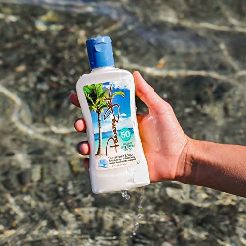 Panama Jack Sunscreen Lotion bottle cap demonstrates easy application and quick reapply