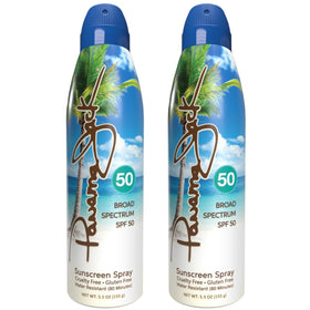 Panama Jack SPF50 in outdoor adventure scene for sunny days.