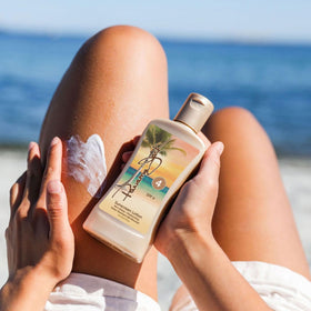 Panama Jack Sunseeker travel sunscreen pack on the go.