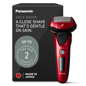 Panasonic ARC5 16D flexible head glides along contours for a close, comfortable shave