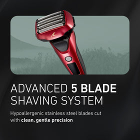 Panasonic ARC5 smart shave sensor detects density for consistent results