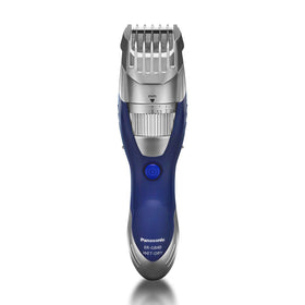 Panasonic ER-GB40-S blades at a 45-degree angle for precise, efficient grooming.