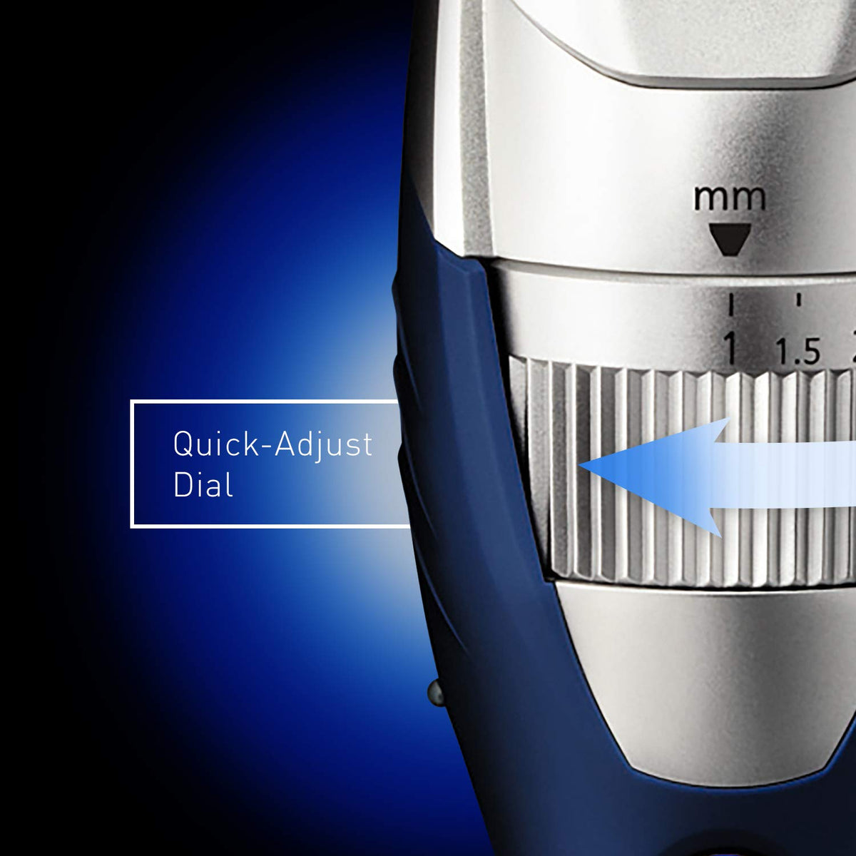 Panasonic ER-GB40-S cordless operation lets you groom anywhere.