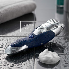 Panasonic ER-GB40-S wet and dry use for shower or sink grooming.