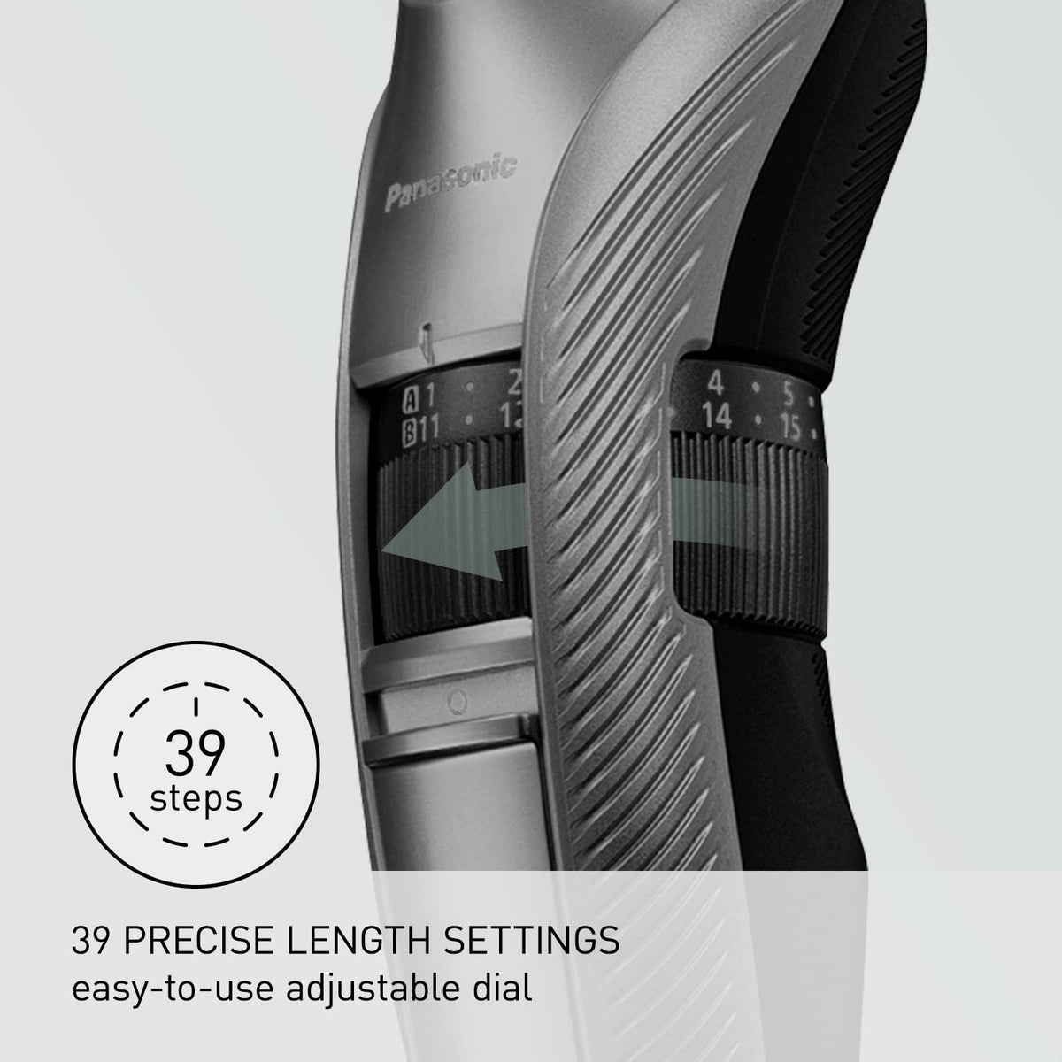 Washable body lets you rinse the clipper quickly after trimming.
