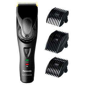 Panasonic ER-GP80 K blade close-up highlighting the durable X-taper edge for precise trims.