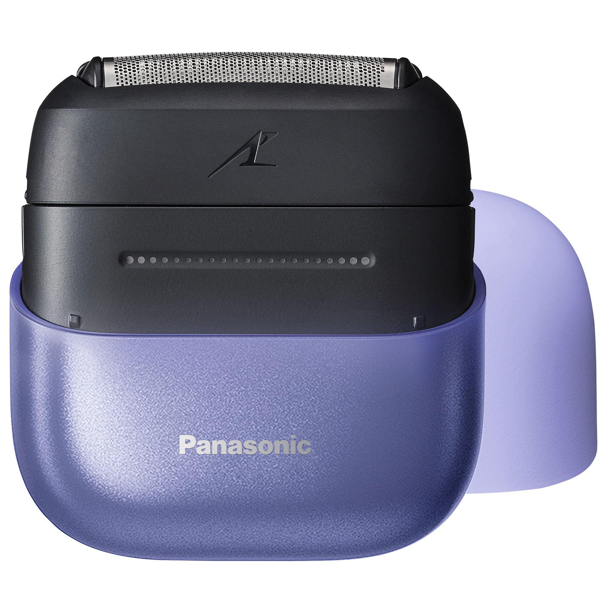 Panasonic ES-CM3A-V travel shaver held in hand for on-the-go grooming