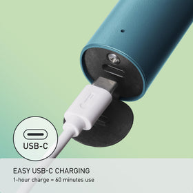 Panasonic ES-RM3B-A USB-C charging for quick full charge in about an hour