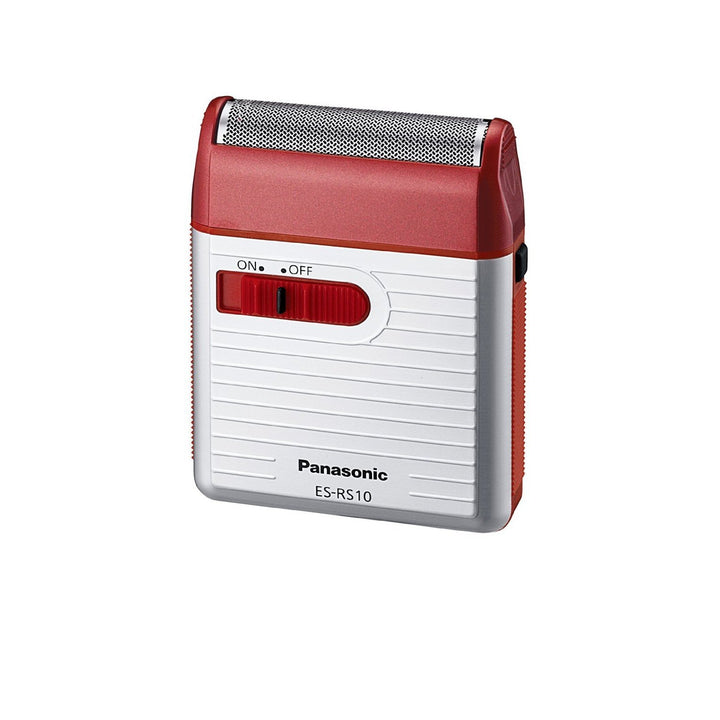 Panasonic ES-RS10-R travel shaver in red for on-the-go grooming