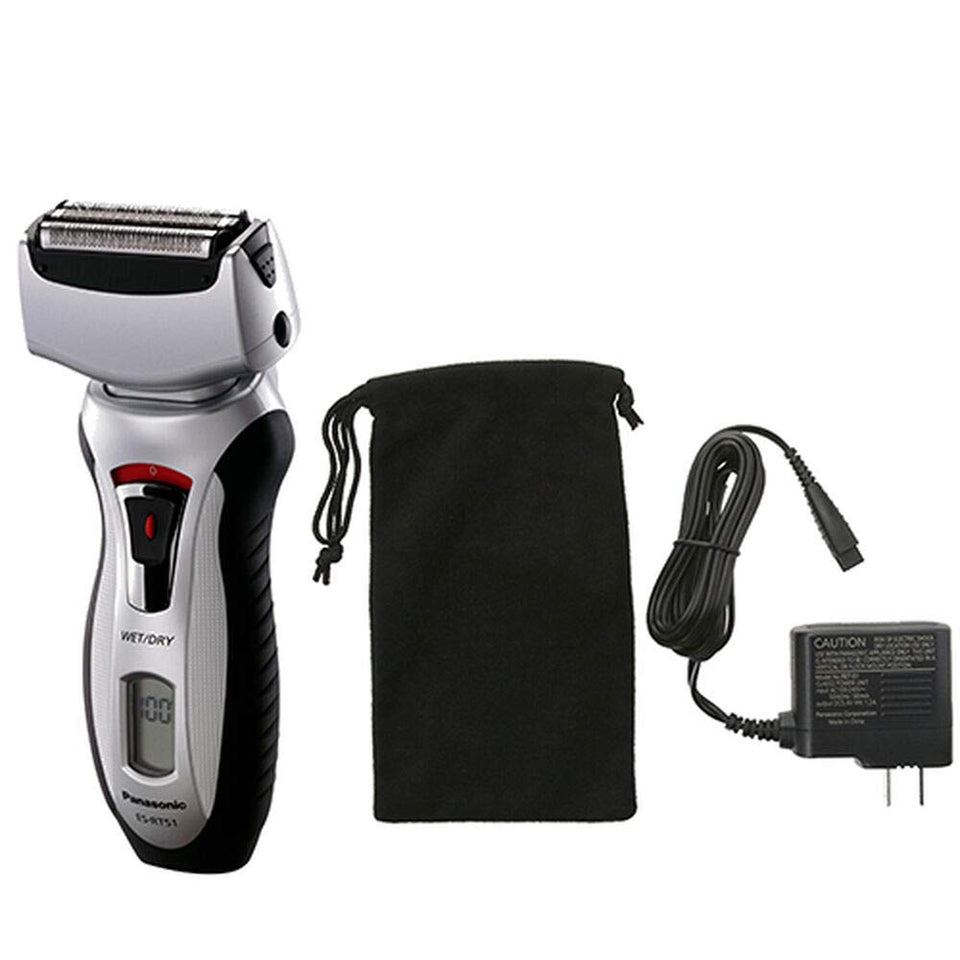 Panasonic ES-RT51-S shaver with wet/dry capability for versatile grooming.