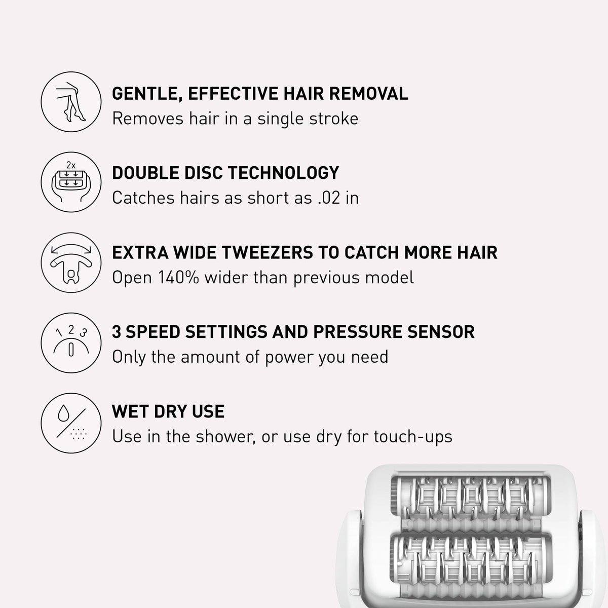 Panasonic ES-EY30 pivot head follows body contours for hard-to-reach areas
