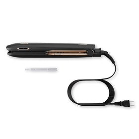 Panasonic Nanoe Flat Iron EH-HS99-K smooth, shiny results with even heat distribution.