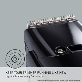 Panasonic WER9606P Japanese stainless steel blade signaling lasting quality.