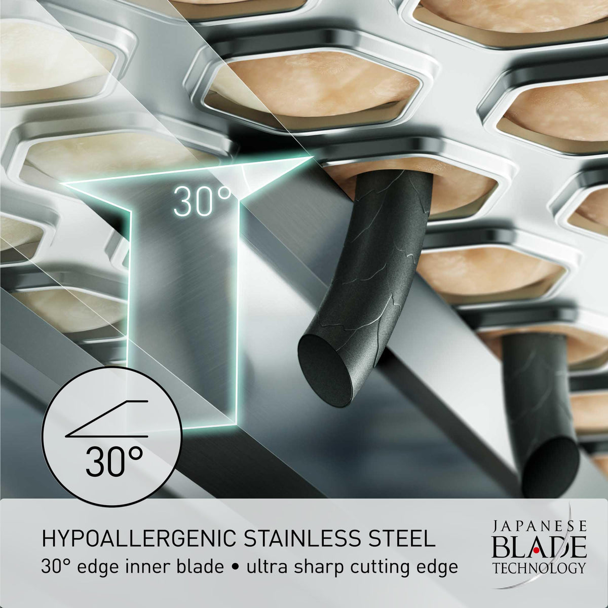 Panasonic WES9170P Japanese stainless steel blades for durability