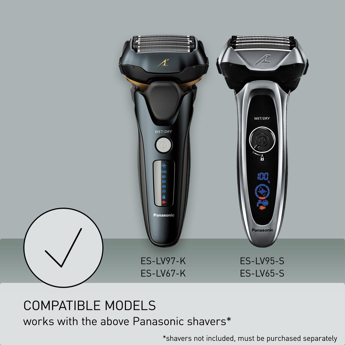 Panasonic WES9170P blades install quickly for effortless maintenance