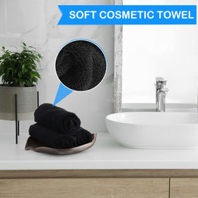 Panelee breathable cotton washcloths, highly absorbent for makeup removal and cleansing.