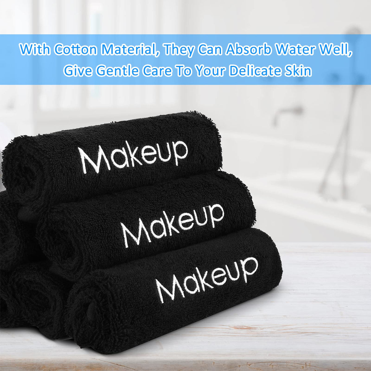 Panelee reusable makeup remover cloths, gentle on skin for daily cleansing.