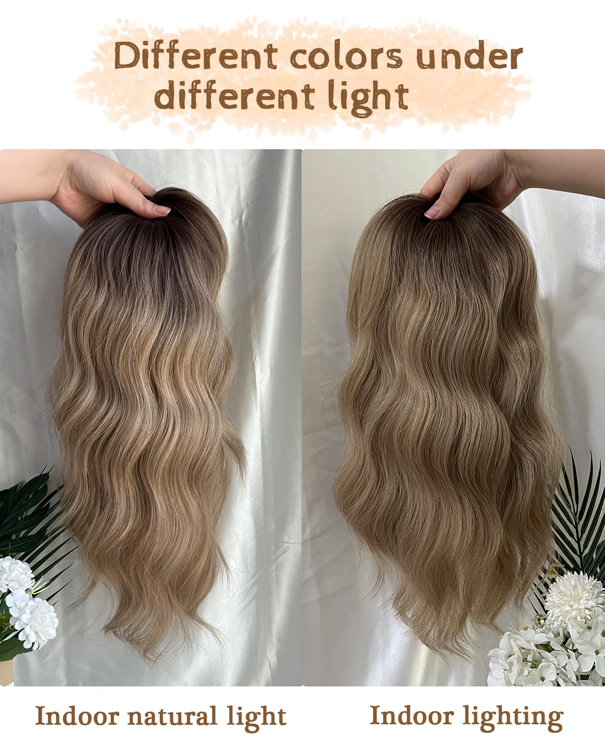 PANEWAY before-after look shows instant natural enhancement with the topper.