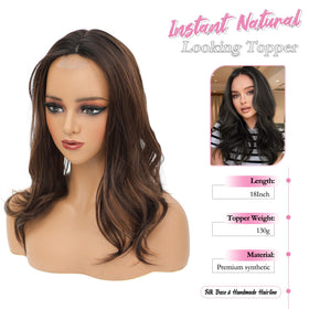 PANEWAY hair topper clip-in application demonstration for quick everyday wear