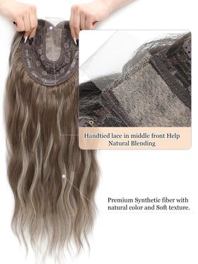 Paneway clip-in topper with non-slip clips for secure daily wear