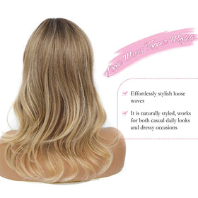 Paneway topper on model highlights natural part and fuller crown.